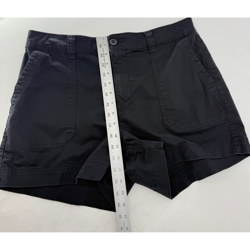 Old Navy Women's Black High Rise OG Chino Shorts Size L‎ Summer Casual - Picture 6 of 8